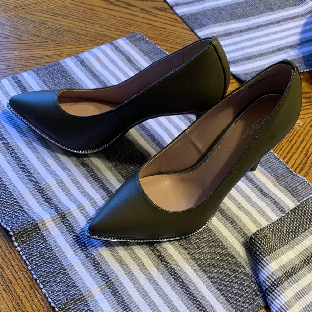 BCBGeneration Olive Green  Pointed Toe Heels